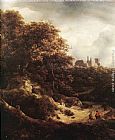 Jacob Van Ruisdael Famous Paintings - The Castle at Bentheim